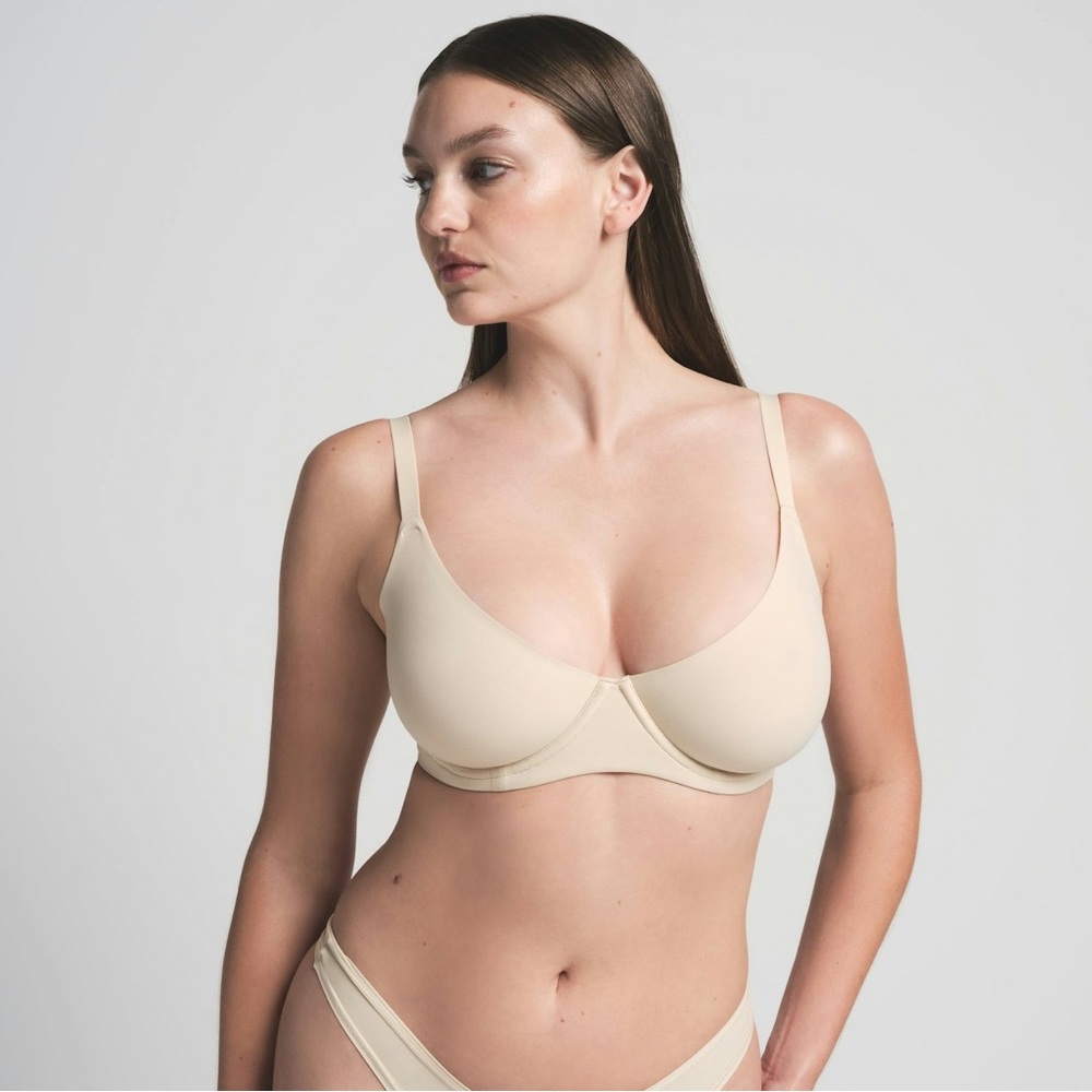 Fits Everybody Unlined Demi Bra | Sand